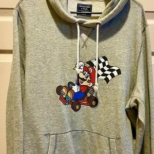 Abercrombie and fitch hoodie Mario bros edition